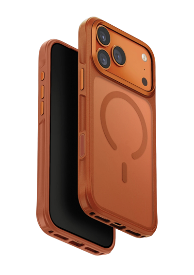 Uniq iPhone 17 Pro Max Veren MagSafe Uyumlu Telefon Kılıfı – Turuncu