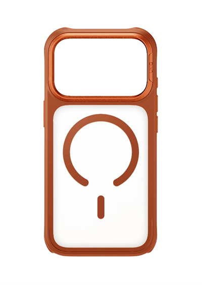 Uniq iPhone 17 Pro Max Veren MagSafe Uyumlu Telefon Kılıfı – Turuncu
