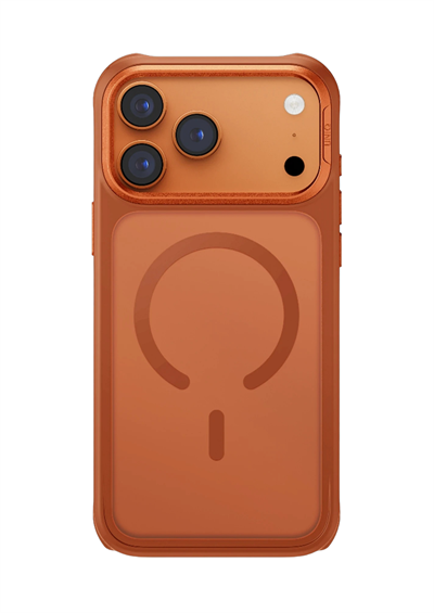Uniq iPhone 17 Pro Veren MagSafe Uyumlu Telefon Kılıfı – Turuncu