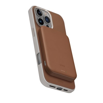 Uniq Lyden Lexa 5000mAh Manyetik MagSafe Kablosuz Powerbank PD Type-C – Çöl Titanyum