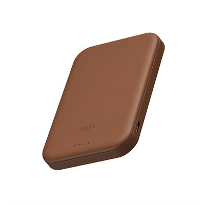 Uniq Lyden Lexa 5000mAh Manyetik MagSafe Kablosuz Powerbank PD Type-C – Çöl Titanyum