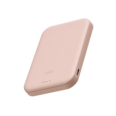 Uniq Lyden Lexa 5000mAh Manyetik MagSafe Kablosuz Powerbank PD Type-C – Pembe