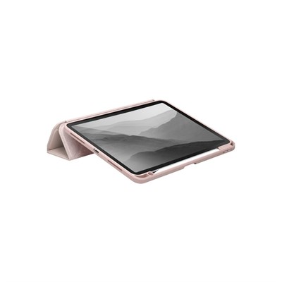 Uniq Moven iPad 2025 10.9 (10.nesil) Standlı, Katlanabilir Stand, İnce & Dayanıklı Tasarım Tablet Kılıfı – Pembe