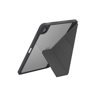 Uniq Moven iPad 2025 10.9 (10.nesil) Standlı, Katlanabilir Stand, İnce & Dayanıklı Tasarım Tablet Kılıfı – Gri