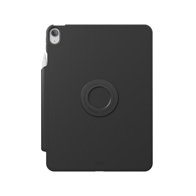 Uniq Rovus Snapmount iPad Air 13 (2024) 360° Dönebilen Manyetik Standlı Koruyucu Case Tablet Kılıfı – Siyah 