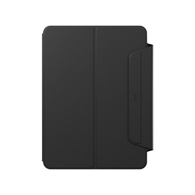 Uniq Rovus Snapmount iPad Pro 11 (2024) 360° Dönebilen Manyetik Standlı Koruyucu Case Tablet Kılıfı – Siyah 