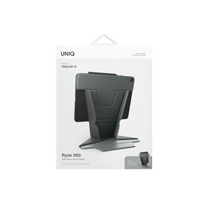 Uniq Ryze iPad Air 13 (2024) Standlı Katlanabilir Çok Açılı Stand & Premium Koruma Tablet Kılıfı – Yeşil