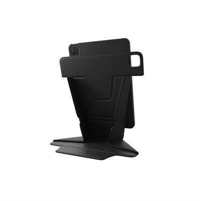 Uniq Ryze iPad Pro 13 (2024) Standlı Katlanabilir Çok Açılı Stand & Premium Koruma Tablet Kılıfı – Siyah