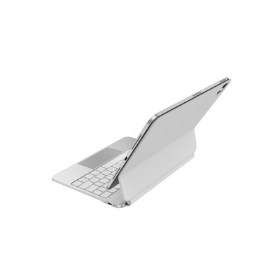 Uniq Venno Pro iPad Pro 11 (2024) Manyetik Klavyeli Kılıf – Trackpadli, Beyaz