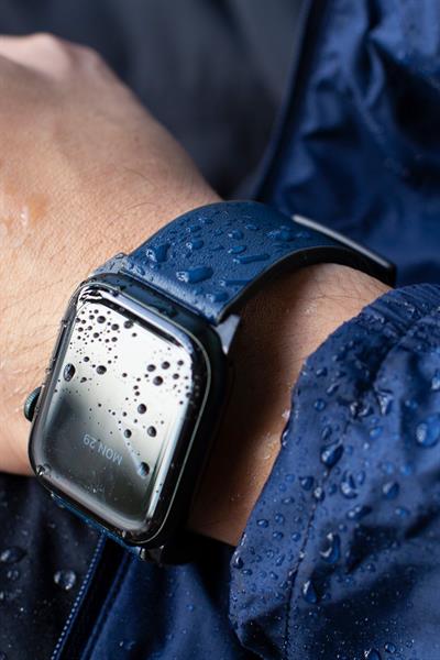 Uniq Apple Watch 42mm / 44mm / 45mm / 46mm / 49mm Straden Su Geçirmez Deri Kordon - Kahverengi