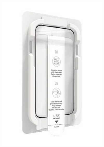 URR iPhone 17 Pro Max Aligner+ HD Tam Kaplama Ekran Koruyucu – Siyah