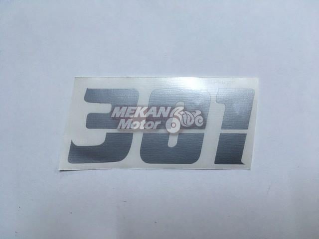 STICKER 301 MZ GREY - MekanMotor.com