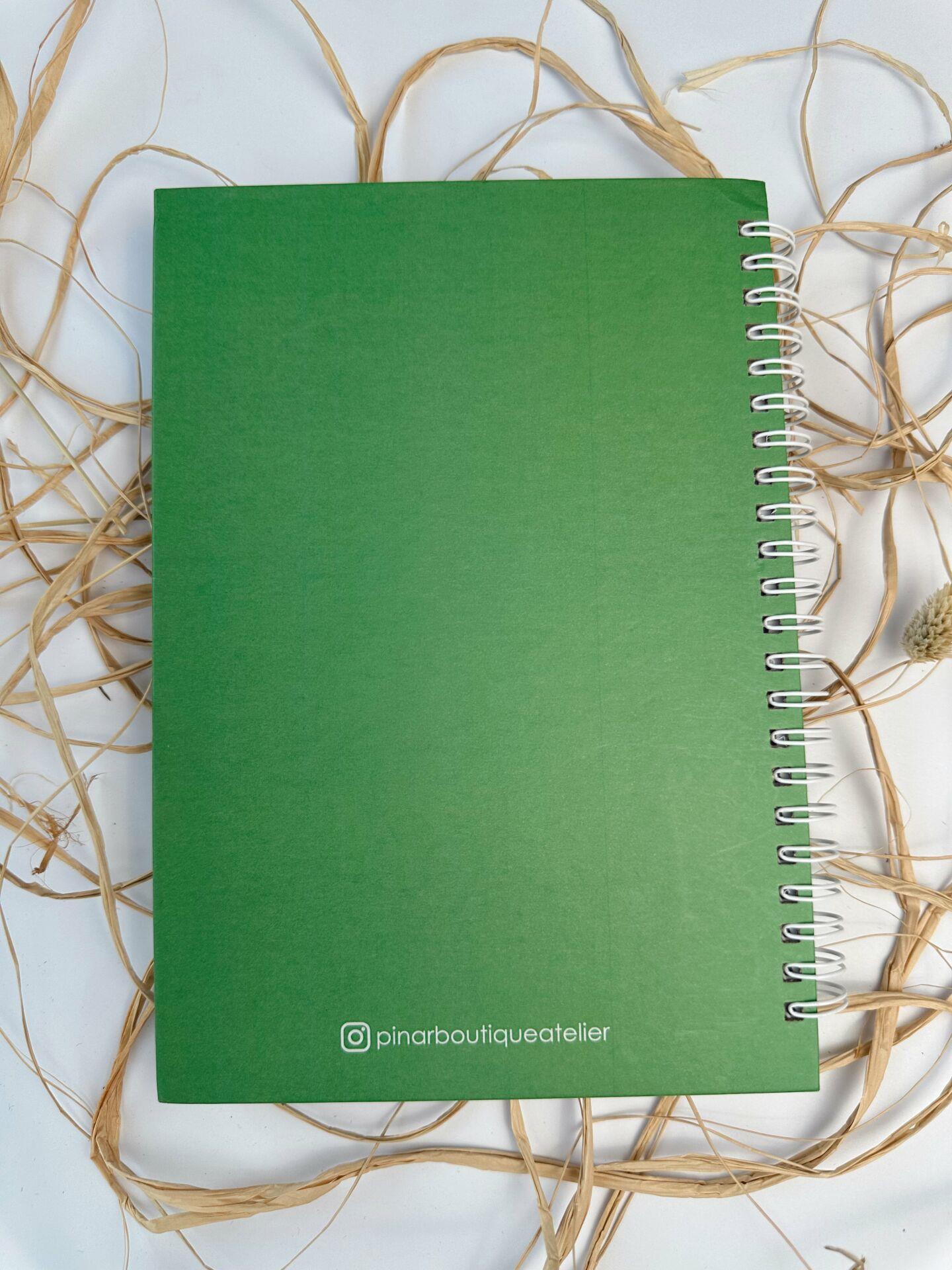 Motto Kapaklı Defter Alışveriş Aşkı