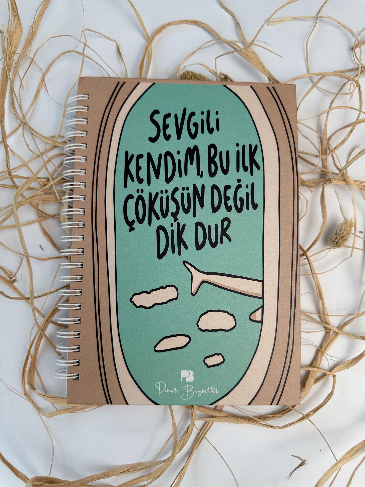 Motto Kapaklı Defter Sevgili Kendim