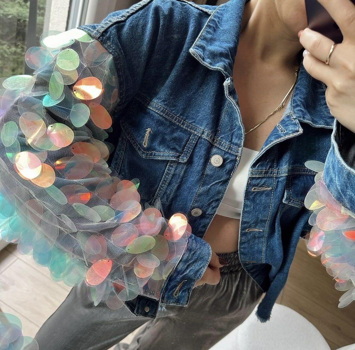 Paillette Denim Jacket PB Co.
