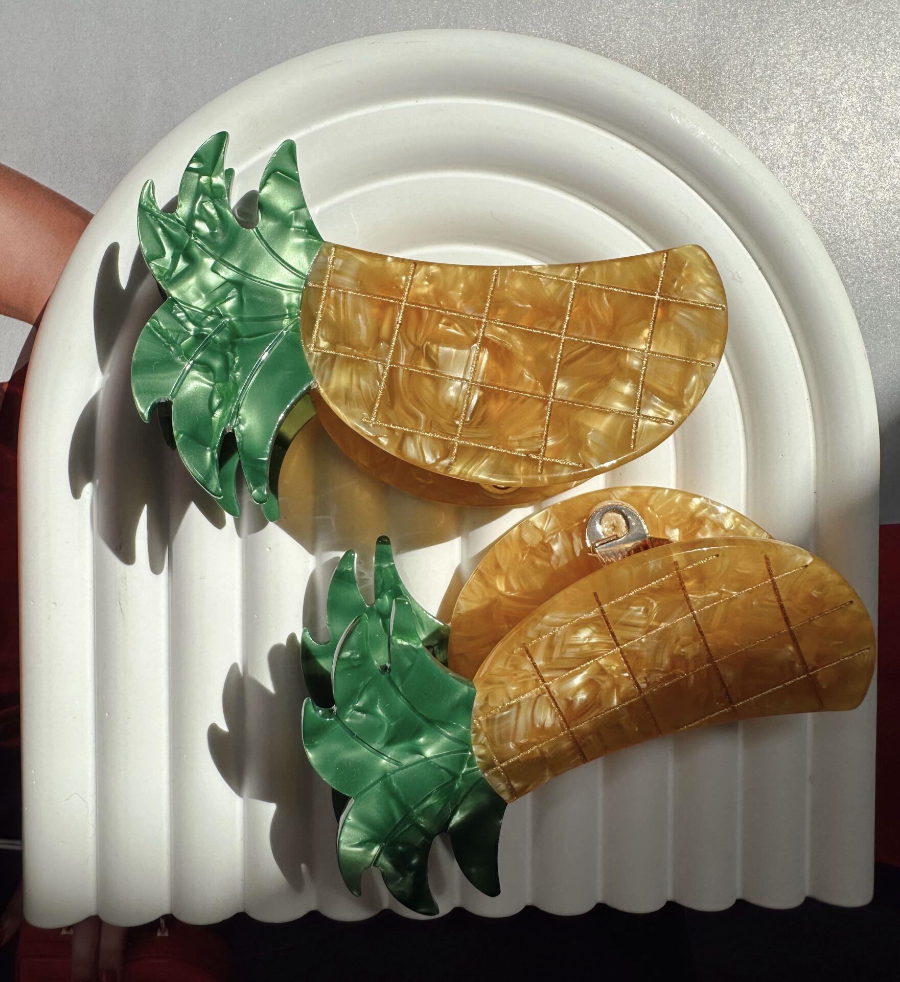 Sedefli Kemik Mandal Toka Ananas