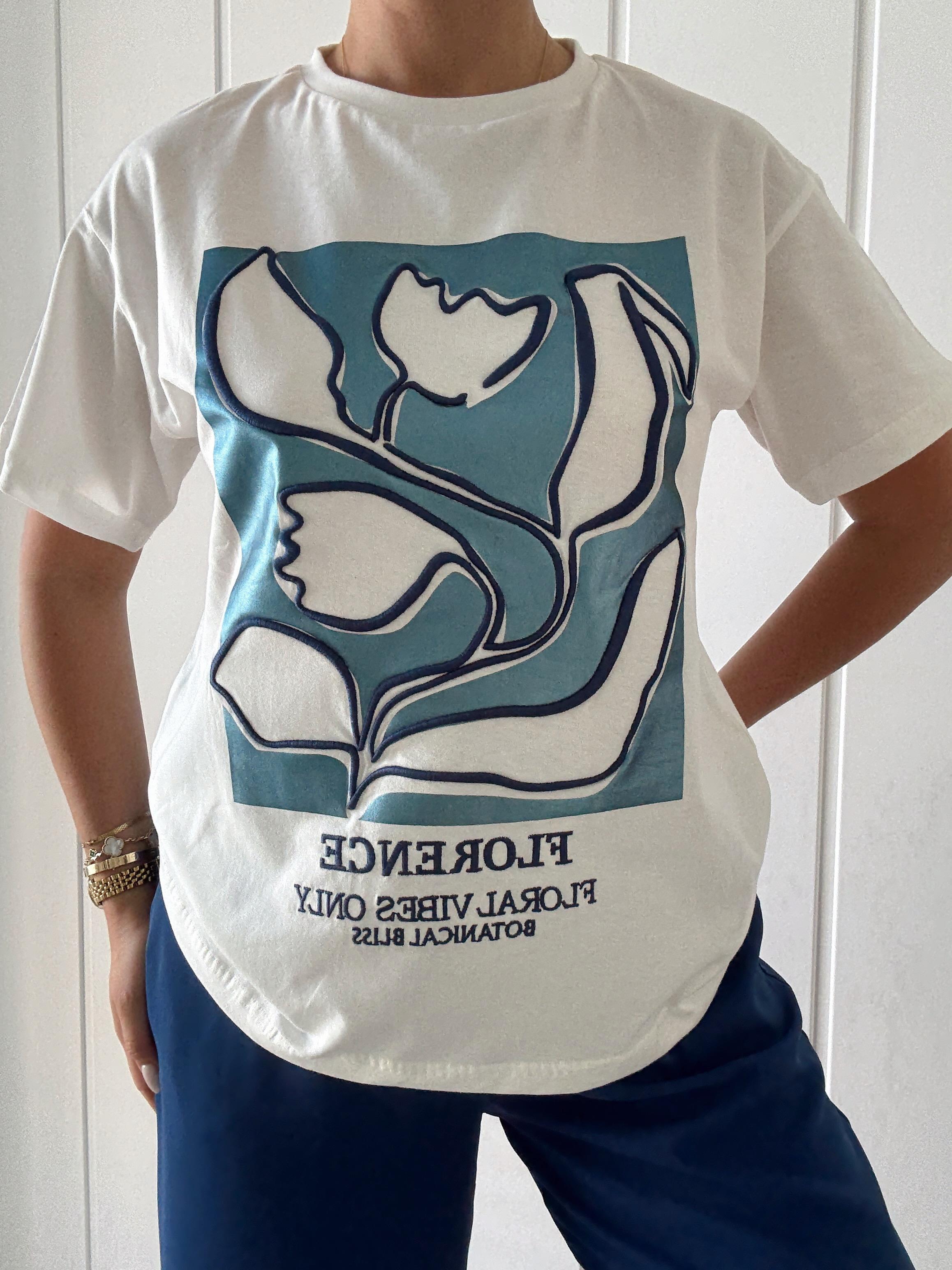 Baskı Detaylı Tshirt Premium İşleme Nakış