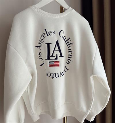 LA Baskılı Sweatshirt