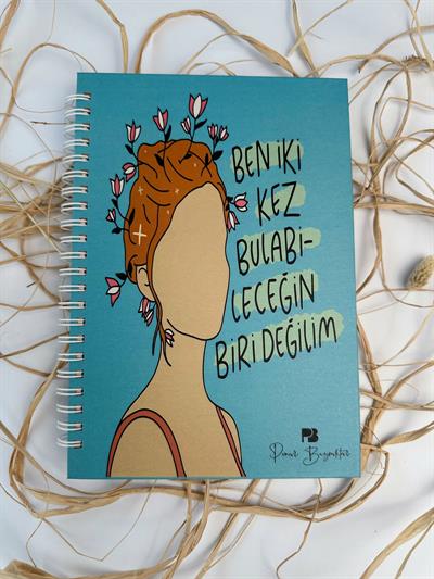 Motto Kapaklı Defter Ben