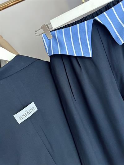 Rahat Kalıp Blazer Ceket Lacivert
