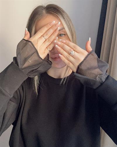 Tül Mixli Modal Sweat Siyah
