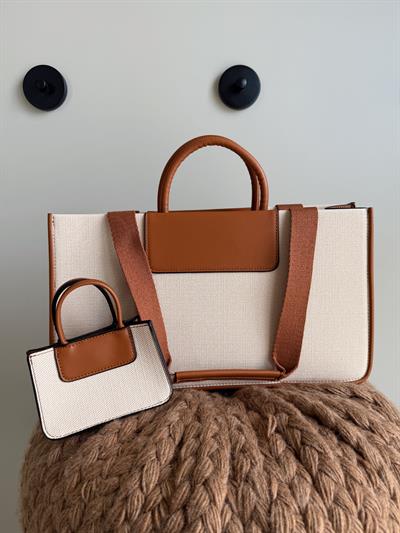 Askılı ve Ekstra Mini Çantalı Luxury Çanta  