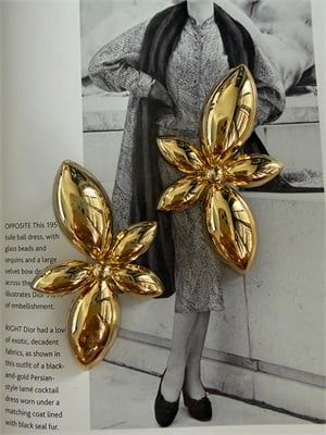 Çiçek Küpe Gold 