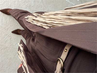 Havuç Model Kemerli Pantolon Kahverengi