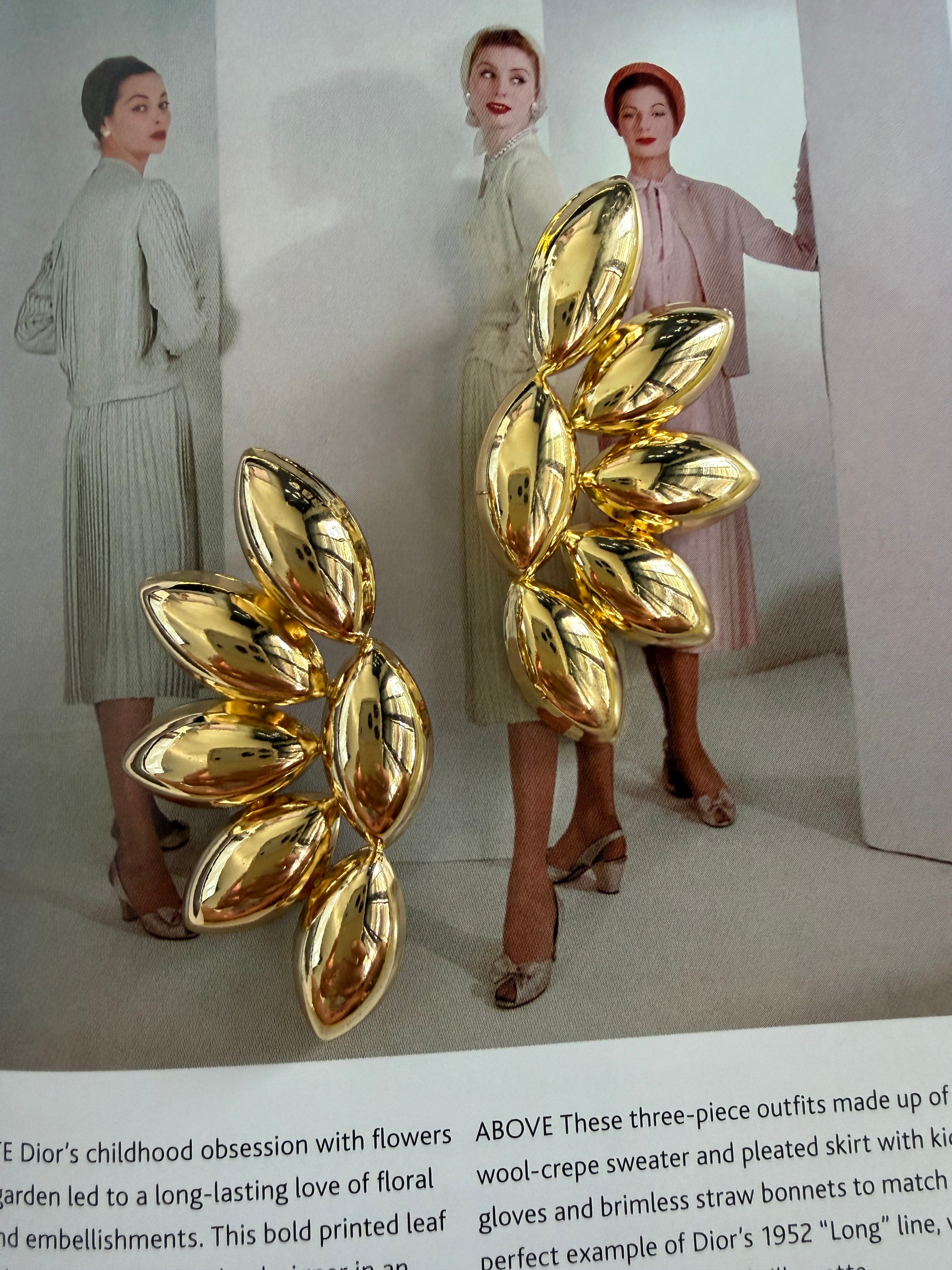 Bloom Gold Mega Küpe