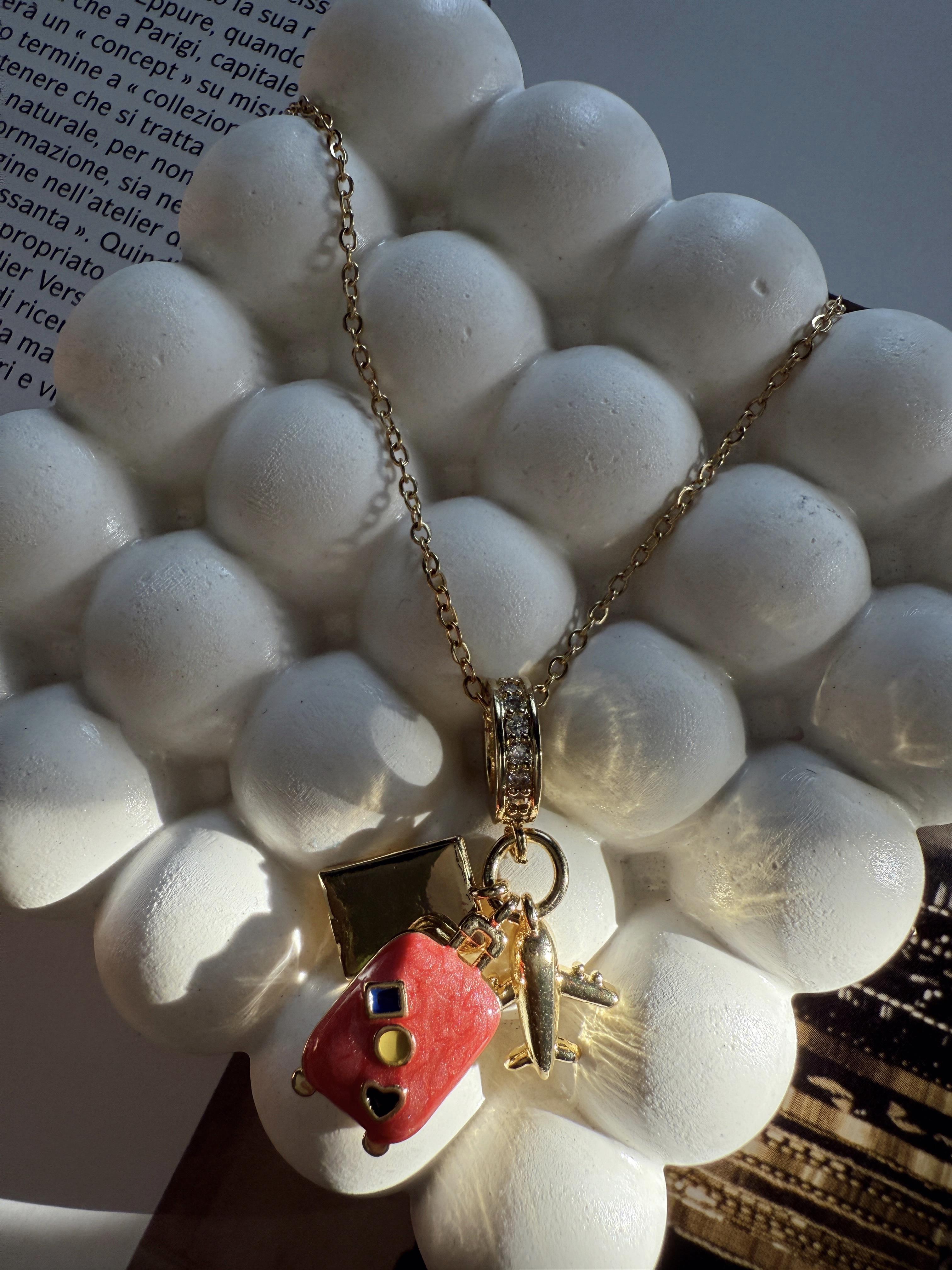 Holiday Charm Kolye Gold