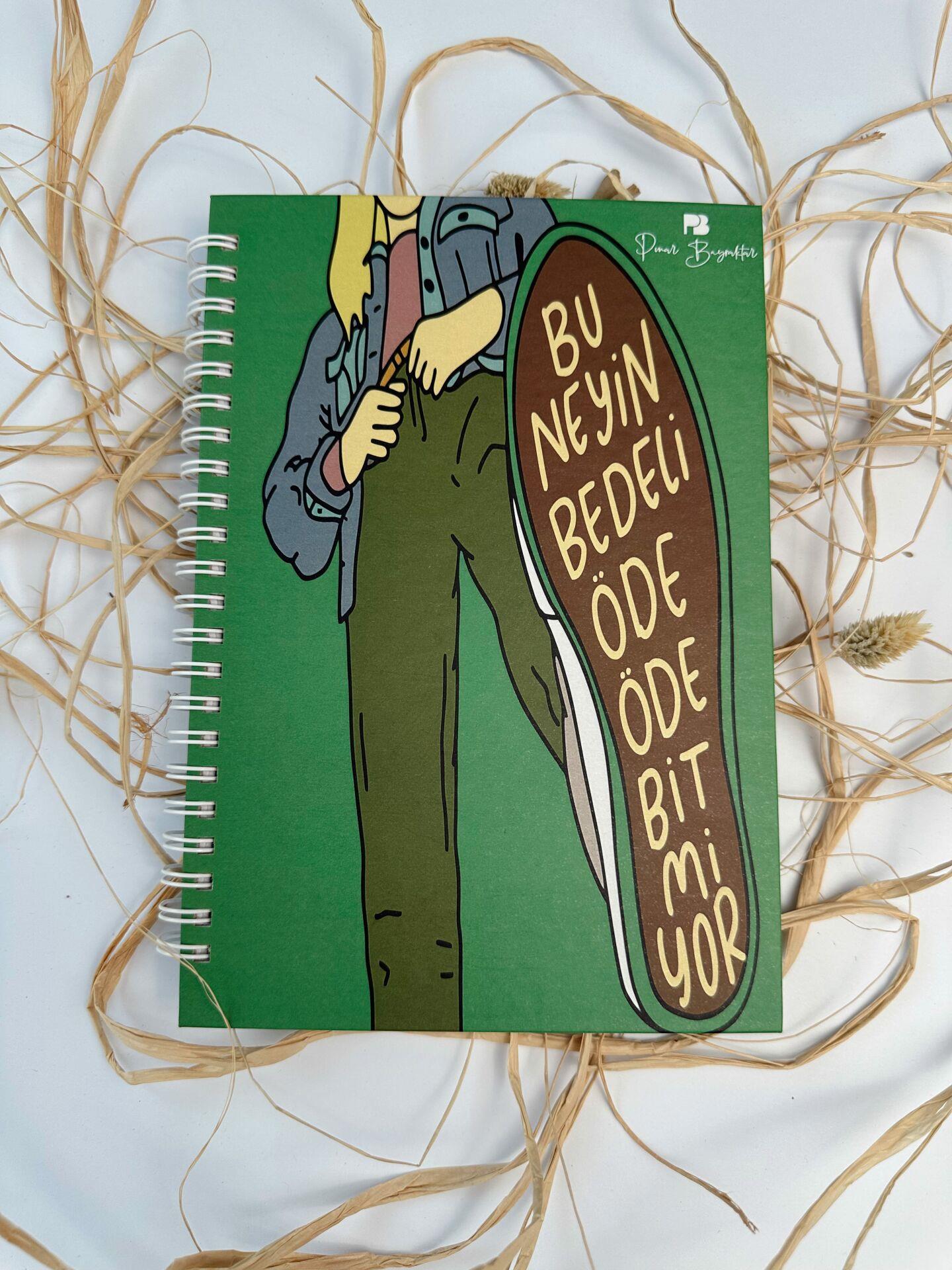 Motto Kapaklı Defter 'Bedel'