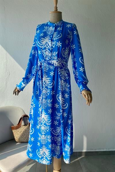 Alaçatı Elbise Mavi