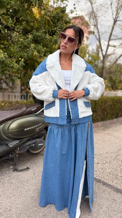 PELÜŞ KOT GARNİLİ MONT