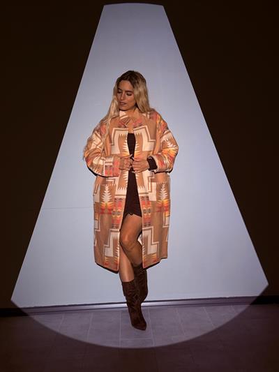 Taba Renkli Desenli Kaban