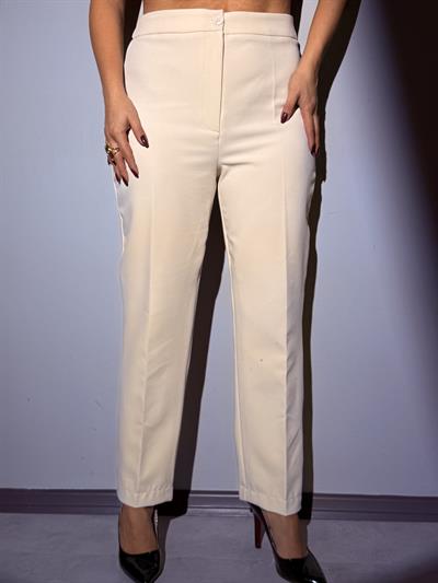 Taş rengi Kumaş Pantolon