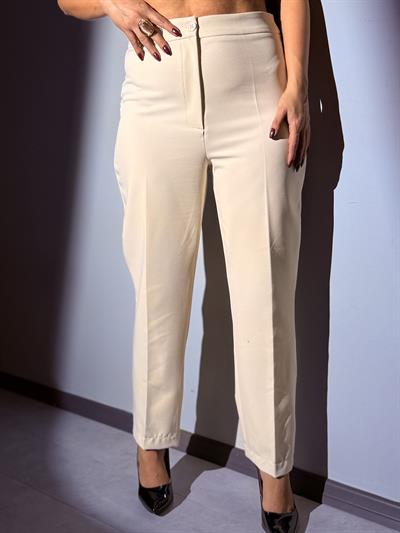 Taş rengi Kumaş Pantolon