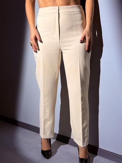 Taş rengi Kumaş Pantolon