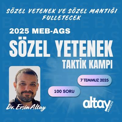 MEB-AGS SÖZEL YETENEK KAMPI