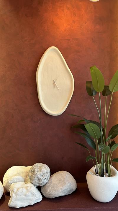 Beton Görünümlü Duvar Saati 95 cm