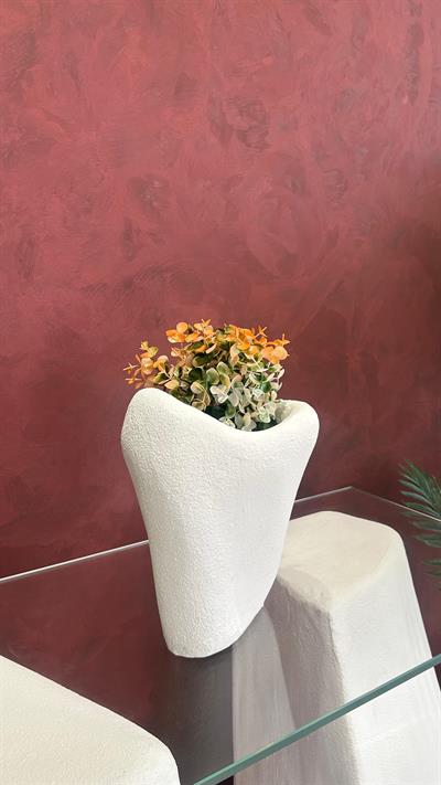 Beton Görünümlü Yeni Sezon Vazo 26 CM