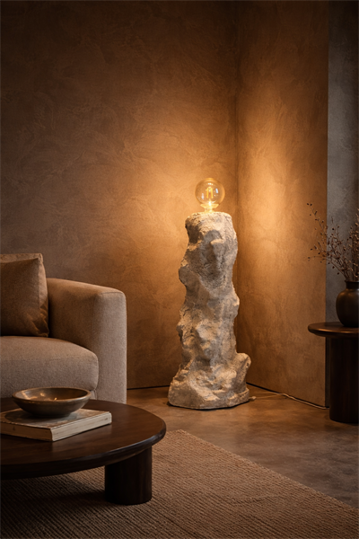 Kaya Görününmlü Dekoratif Abajur