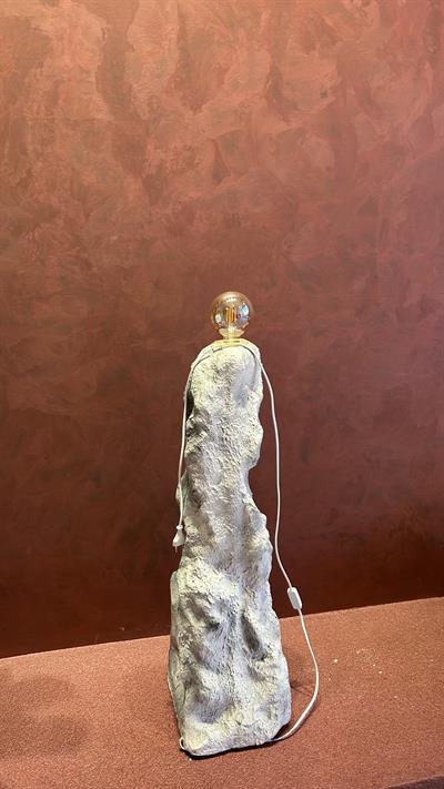 Kaya Görününmlü Dekoratif Abajur