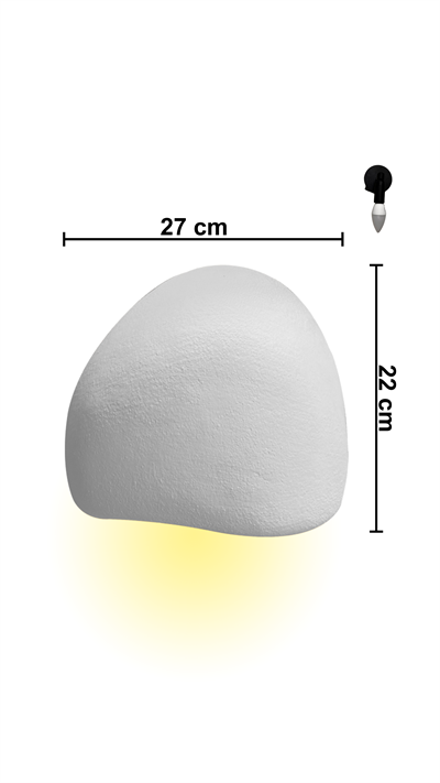 Lore Serisi Duvar Aplik - Elektrik Bağlantılı 27 Cm