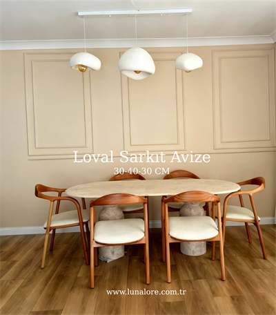 Loval Serisi 30-40-30 cm 3lü Avize Seti ( Kısa Süreli Kampanya ) 