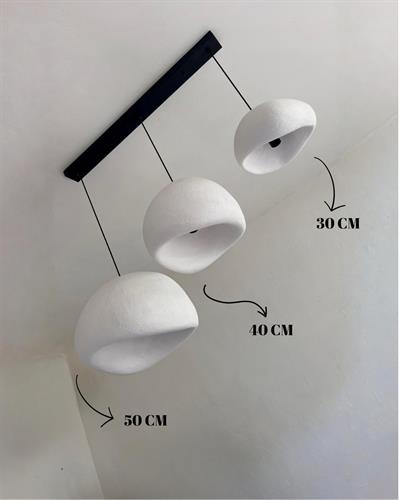 Loval Üçlü Sarkıt Aydınlatma 30-40-50 CM ( Kısa Süreli Kampanya )