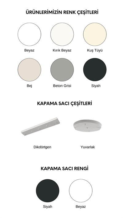 Loval Serisi 40-30-40 cm 3lü Avize Seti ( Kısa Süreli Kampanya )