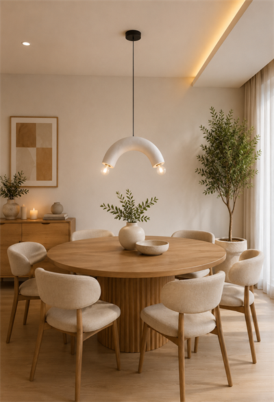 Luna Serisi 45 CM – Çift Ampullü Modern Aydınlatma