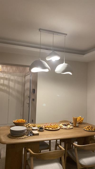 Luna Serisi Üçlü Sarkıt Aydınlatma 40-30-40 ( Kısa Süreli Kampanya )