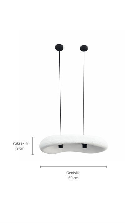Nimbus Çift Ampüllü Bulut Avize 