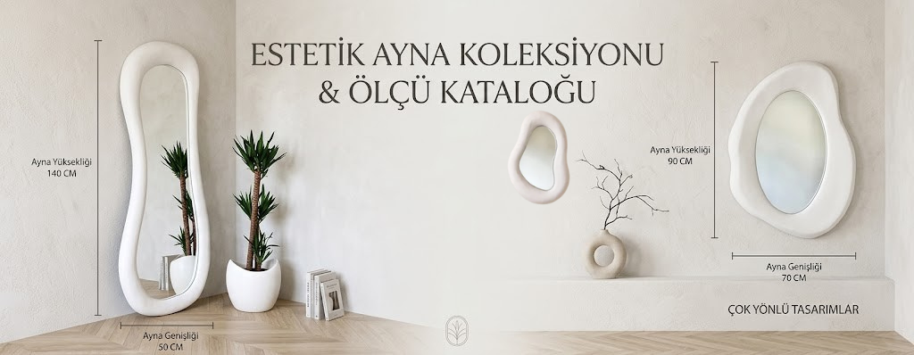 Beton Ayna ve Beton Görünümlü Modern Ayna Modelleri